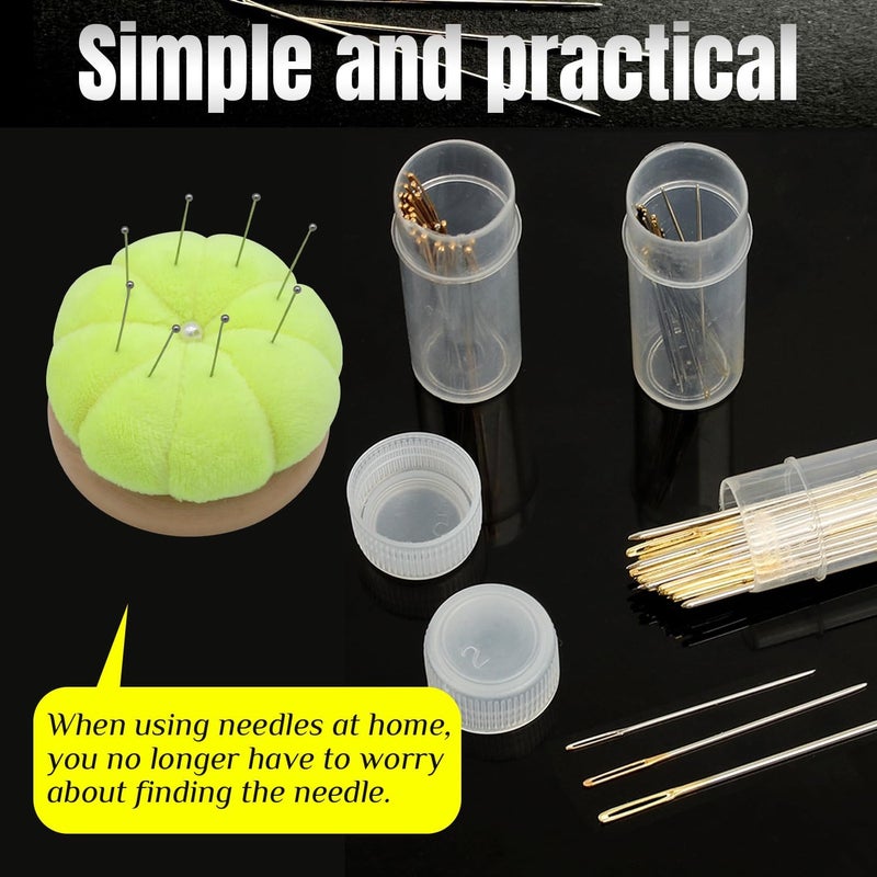 Uxney Pin Cushion,Wooden Sewing Pin Cushion Pincushion Needle Cushion for Sewing Quilting Needlework DIY Crafts(Fluorescent Yellow,2 PCS) - Image 5